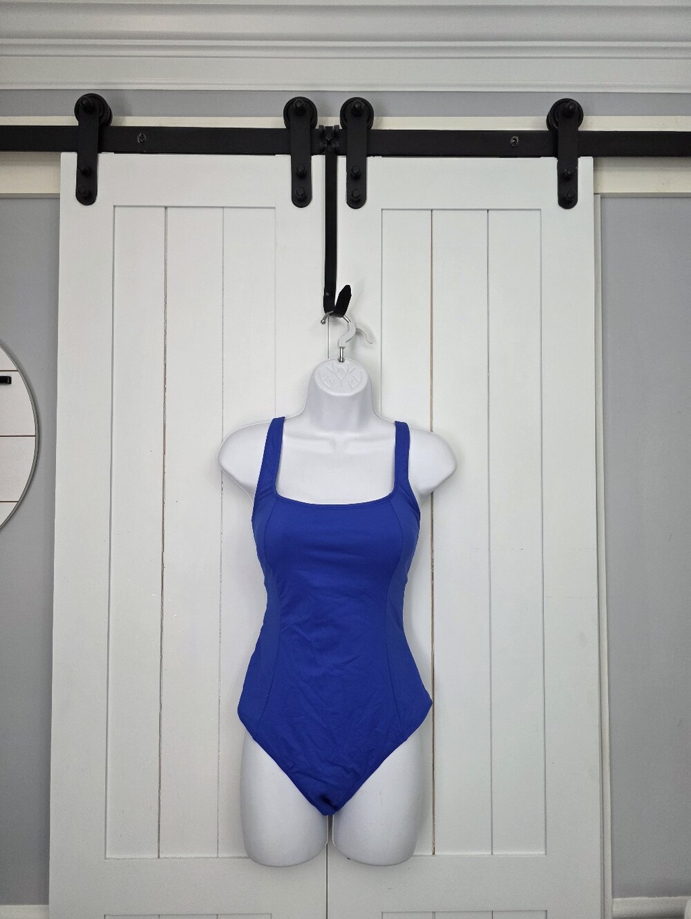 Cupshe Slim Sculpt Royal Blue Lace-Up Tummy Control One-Piece. NEW!